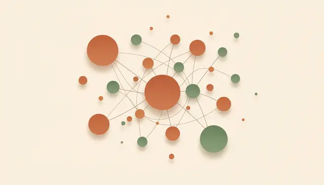 Neural network diagram showing brain receptor connections
