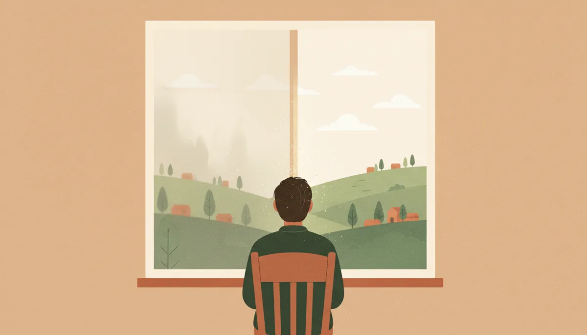 Fog clearing to reveal sharp focus points